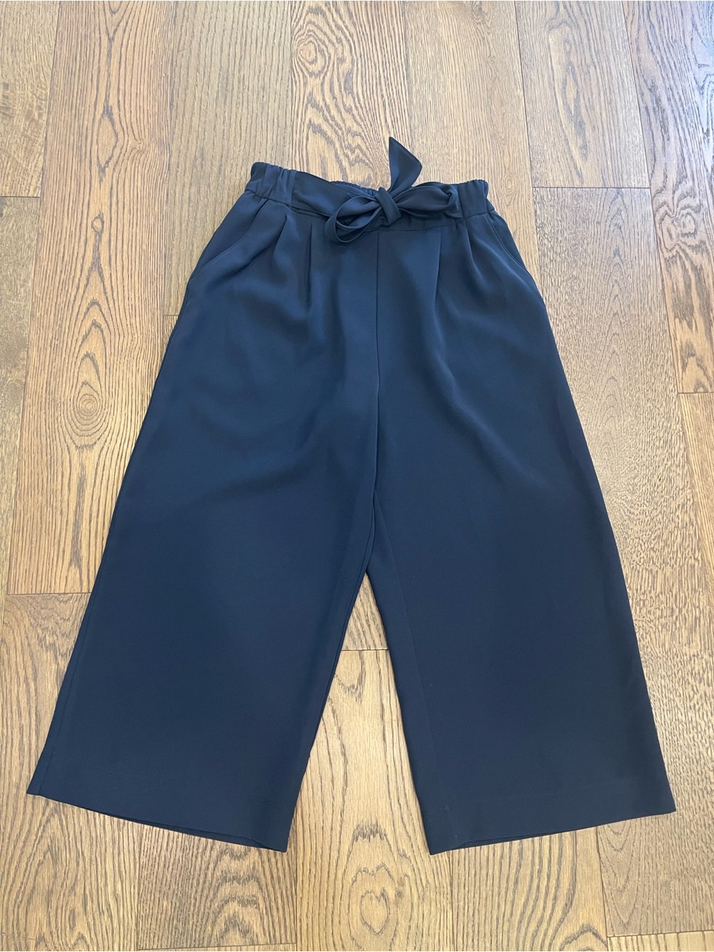 Lululemon Navy Capri Belted Pants High Rise sz 6